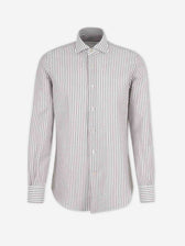 Santa Eulalia Hombre Barcelona Camisa Listada color Marrón sku 531-006692 02 - Foto 1