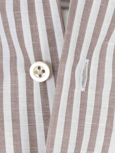 Santa Eulalia Hombre Barcelona Camisa Listada color Marrón sku 531-006692 02 - Foto 4