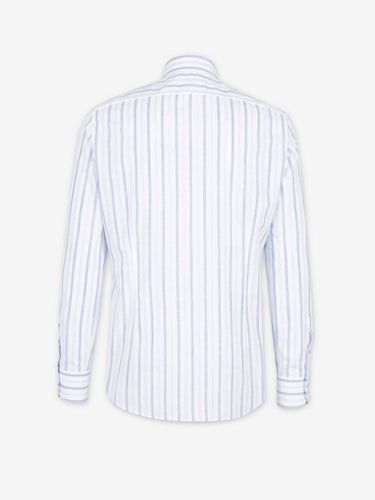Santa Eulalia Hombre Barcelona Camisa Clásica Listada color Azul sku 531-006694 01 - Foto 2
