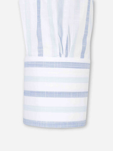 Santa Eulalia Hombre Barcelona Camisa Clásica Listada color Azul sku 531-006694 01 - Foto 4