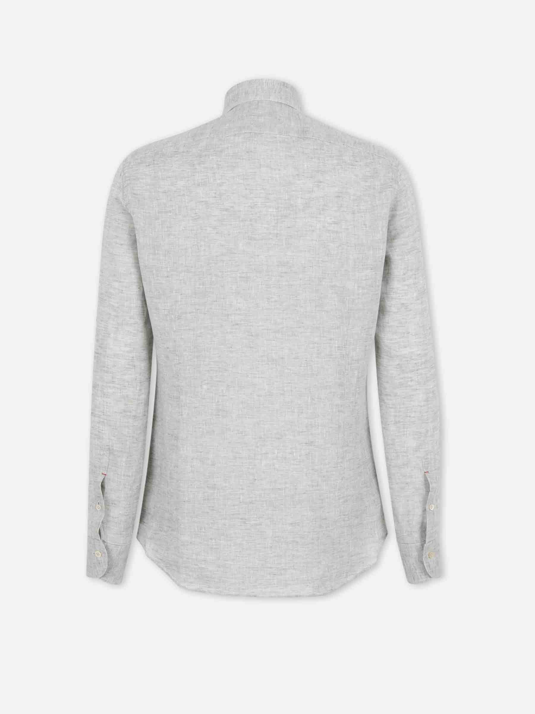 Santa Eulalia Hombre Barcelona Camisa Recta Lino color Verde sku 531-006695 04 - Foto 2