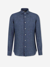 Santa Eulalia Hombre Barcelona Camisa Recta Lino color Azul Marino sku 531-006695 05 - Foto 1