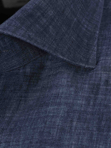 Santa Eulalia Hombre Barcelona Camisa Recta Lino color Azul Marino sku 531-006695 05 - Foto 4