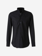 Santa Eulalia Hombre Barcelona Camisa Cuello Mao color Negro sku 531-006696 03 - Foto 1