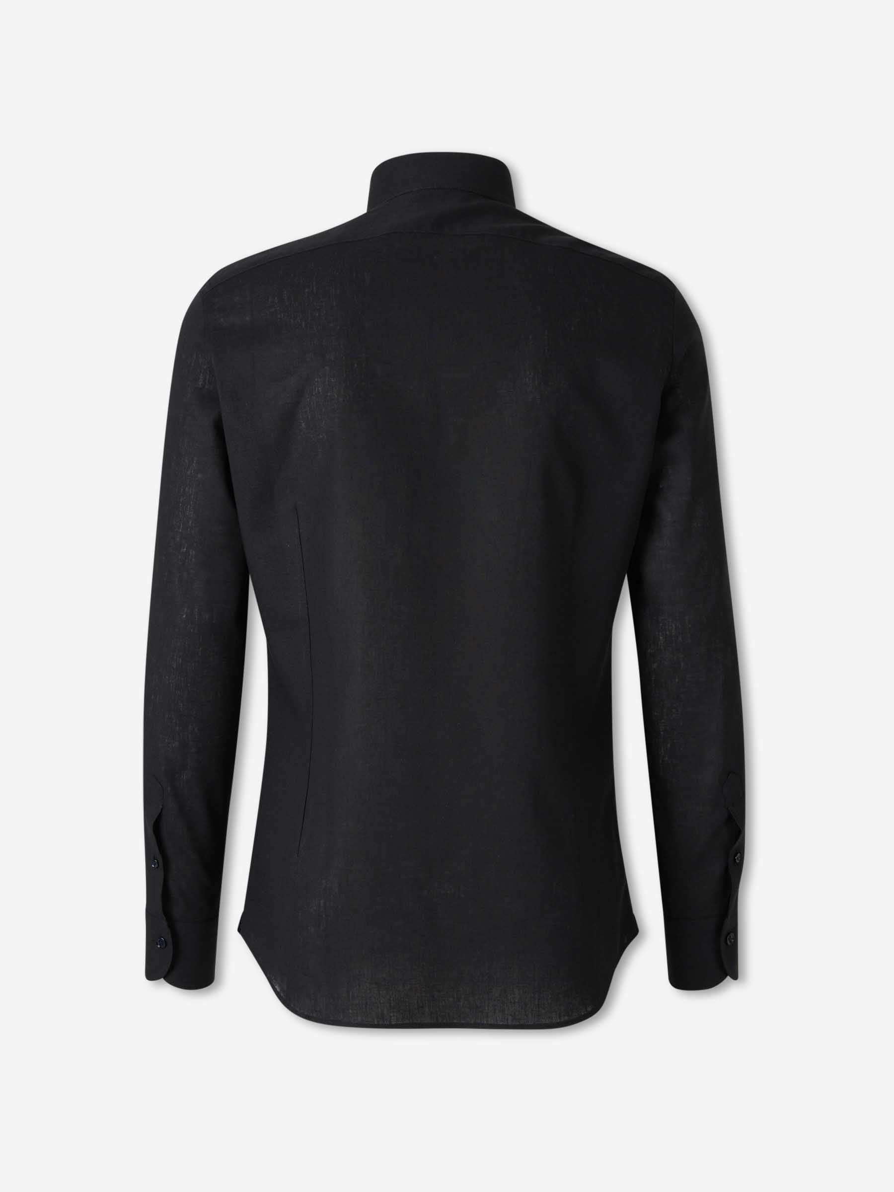 Santa Eulalia Hombre Barcelona Camisa Cuello Mao color Negro sku 531-006696 03 - Foto 2