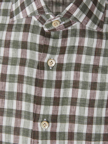 Santa Eulalia Hombre Barcelona Camisa Cuadros color Verde Militar sku 531-006697 01 - Foto 3