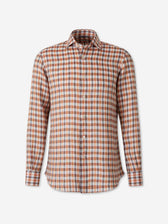 Santa Eulalia Hombre Barcelona Camisa Cuadros color Naranja Oscuro sku 531-006697 02 - Foto 1