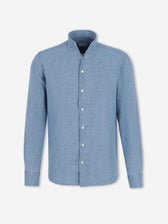 Santa Eulalia Hombre Barcelona Camisa Cuello Mao color Azul sku 531-006700 01 - Foto 1