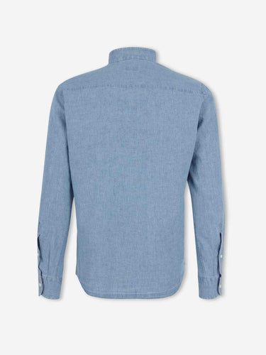 Santa Eulalia Hombre Barcelona Camisa Cuello Mao color Azul sku 531-006700 01 - Foto 2