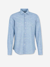 Santa Eulalia Hombre Barcelona Camisa Casual Estampada color Azul sku 531-006703 01 - Foto 1