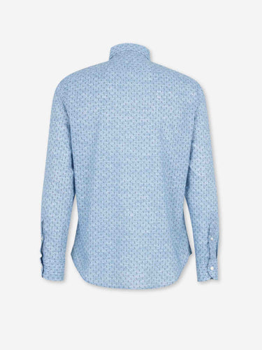 Santa Eulalia Hombre Barcelona Camisa Casual Estampada color Azul sku 531-006703 01 - Foto 2
