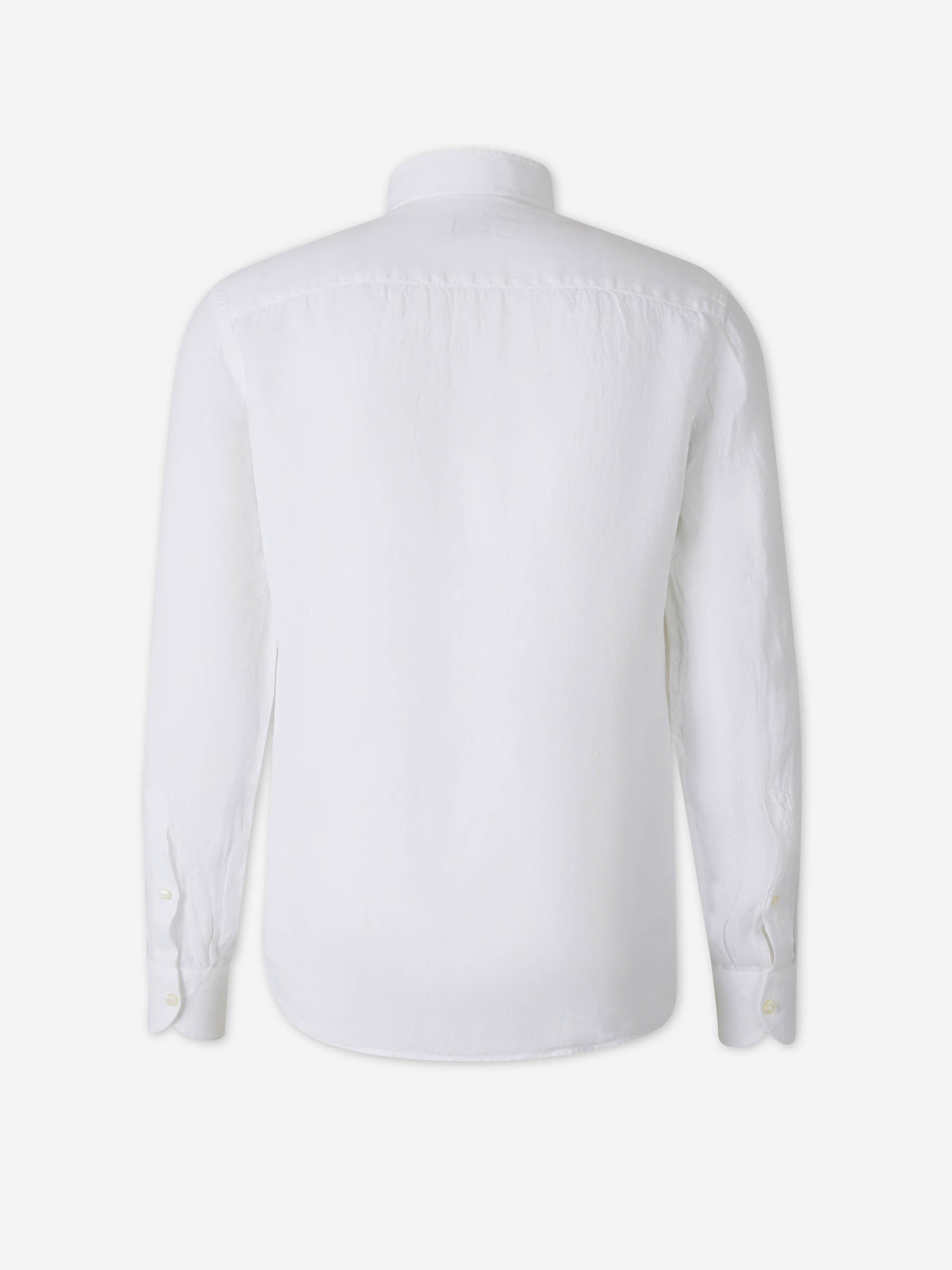 Santa Eulalia Hombre Barcelona Camisa Lisa Casual color Blanco sku 531-006705 01 - Foto 2