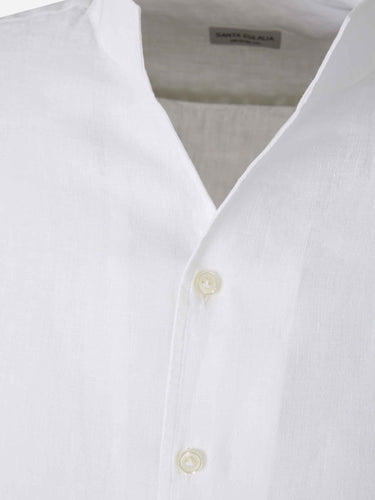 Santa Eulalia Hombre Barcelona Camisa Lisa Casual color Blanco sku 531-006705 01 - Foto 3