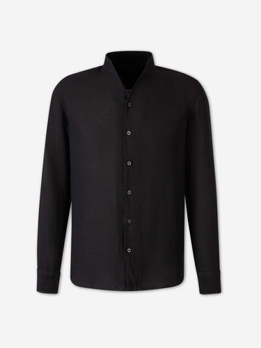Santa Eulalia Hombre Barcelona Camisa Lisa Casual color Negro sku 531-006705 03 - Foto 1