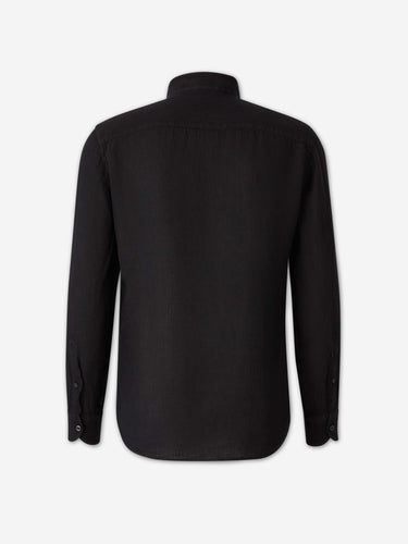 Santa Eulalia Hombre Barcelona Camisa Lisa Casual color Negro sku 531-006705 03 - Foto 2