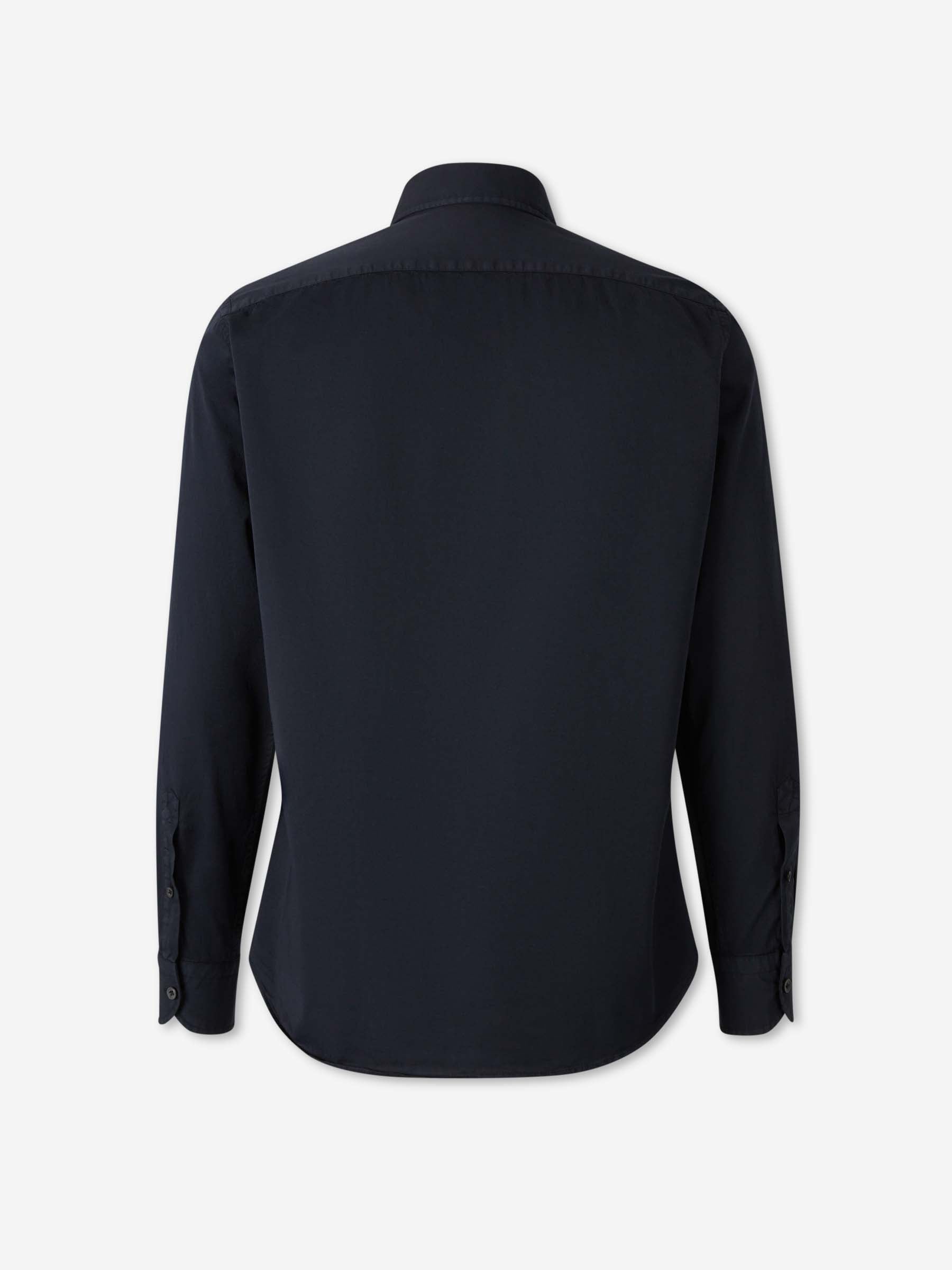 Santa Eulalia Hombre Barcelona Camisa Clásica Lisa color Azul Marino sku 531-006706 01 - Foto 2