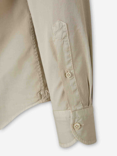 Santa Eulalia Hombre Barcelona Camisa Clásica Lisa color Beige sku 531-006706 04 - Foto 5