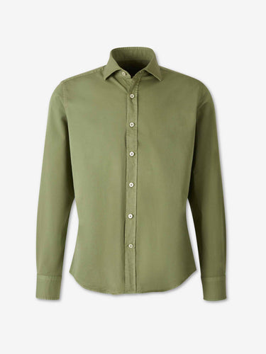 Santa Eulalia Hombre Barcelona Camisa Clásica Lisa color Verde sku 531-006706 05 - Foto 1