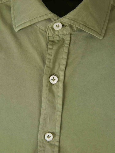 Santa Eulalia Hombre Barcelona Camisa Clásica Lisa color Verde sku 531-006706 05 - Foto 3