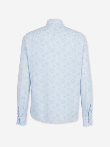 Vincenzo di Ruggiero Hombre Barcelona Camisa Manga Larga color Azul Celeste sku 531-006708 02 - Foto 2