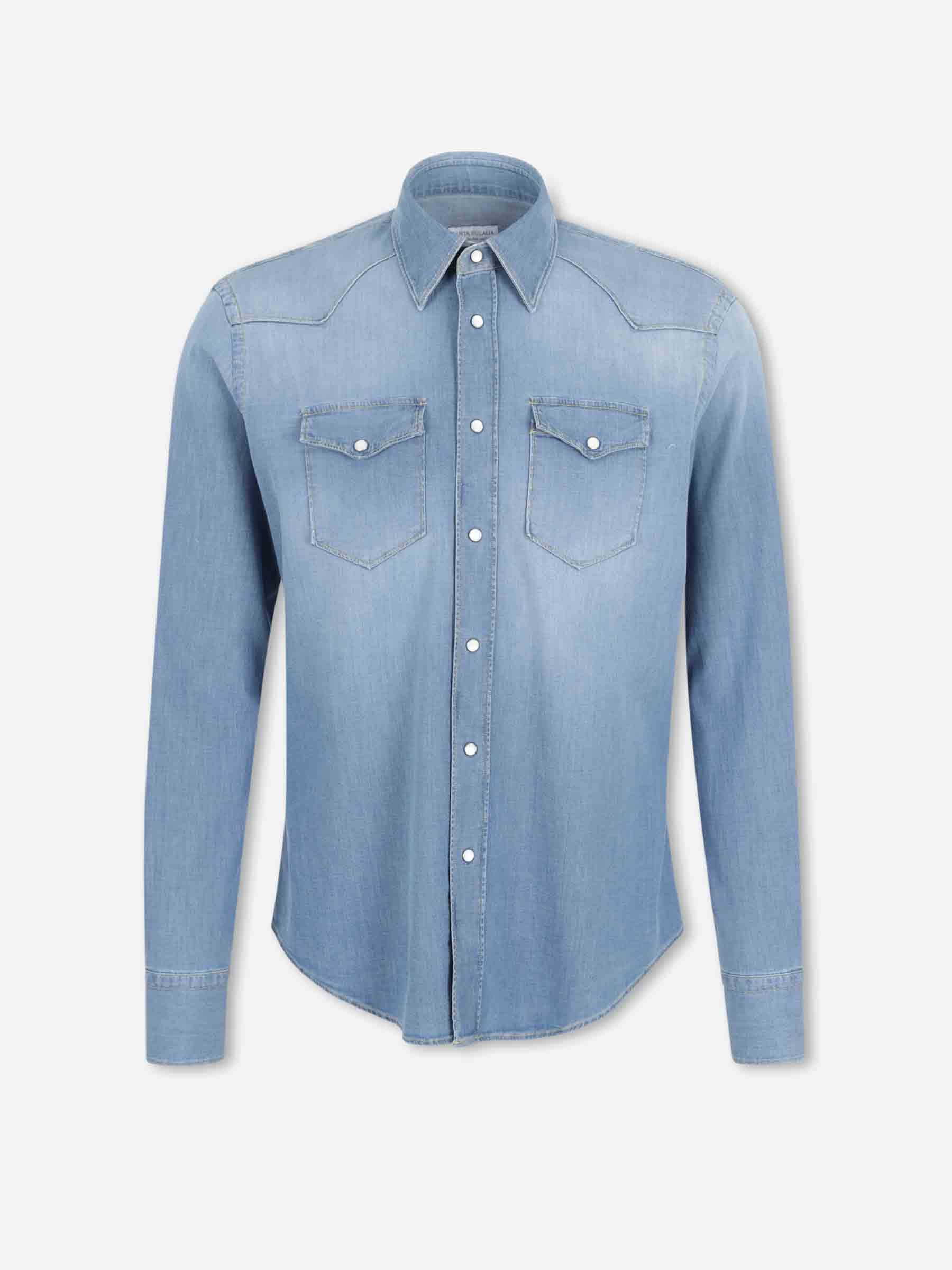Santa Eulalia Hombre Barcelona Camisa Denim color Azul Denim sku 531-006714 01 - Foto 1