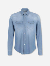 Santa Eulalia Hombre Barcelona Camisa Denim color Azul Denim sku 531-006714 01 - Foto 1