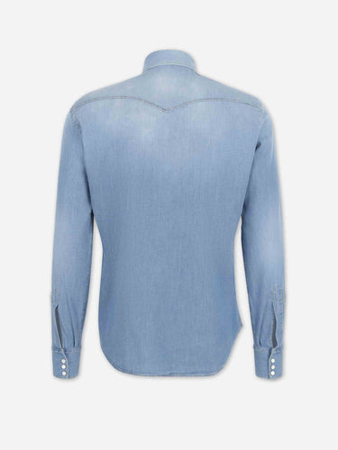 Santa Eulalia Hombre Barcelona Camisa Denim color Azul Denim sku 531-006714 01 - Foto 2