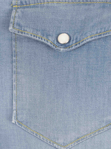 Santa Eulalia Hombre Barcelona Camisa Denim color Azul Denim sku 531-006714 01 - Foto 3