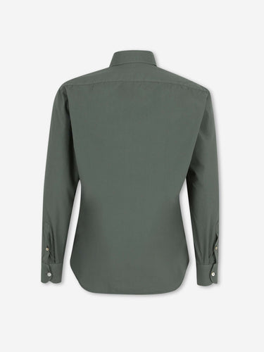 Santa Eulalia Hombre Barcelona Camisa Lisa color Verde Militar sku 531-006715 02 - Foto 2