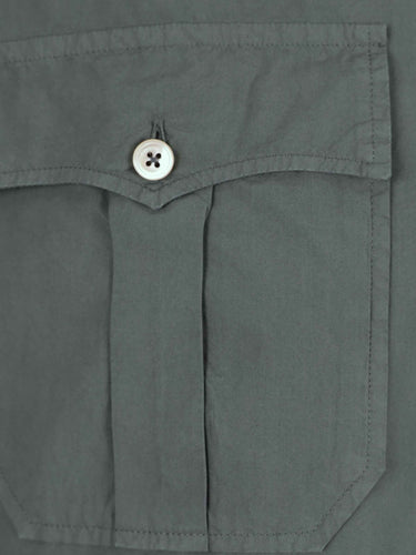 Santa Eulalia Hombre Barcelona Camisa Lisa color Verde Militar sku 531-006715 02 - Foto 4