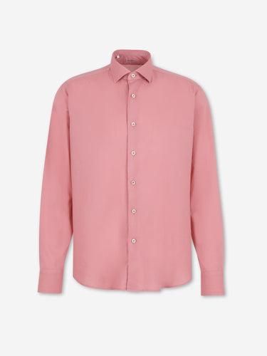 Santa Eulalia Hombre Barcelona Camisa Lisa Algodón color Coral sku 531-006716 02 - Foto 1