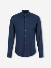 Santa Eulalia Hombre Barcelona Camisa Lisa Algodón color Azul Marino sku 531-006716 03 - Foto 1