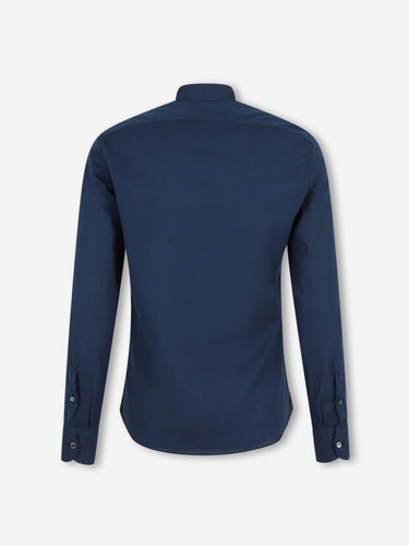 Santa Eulalia Hombre Barcelona Camisa Lisa Algodón color Azul Marino sku 531-006716 03 - Foto 2