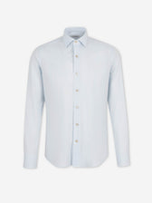 Santa Eulalia Hombre Barcelona Camisa Lisa Algodón color Azul Celeste sku 531-006716 04 - Foto 1