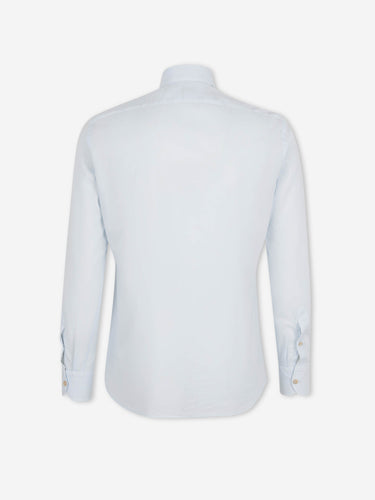 Santa Eulalia Hombre Barcelona Camisa Lisa Algodón color Azul Celeste sku 531-006716 04 - Foto 2