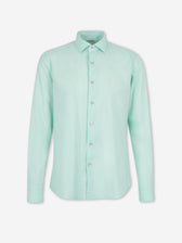 Santa Eulalia Hombre Barcelona Camisa Lisa Algodón color Verde Menta sku 531-006716 05 - Foto 1