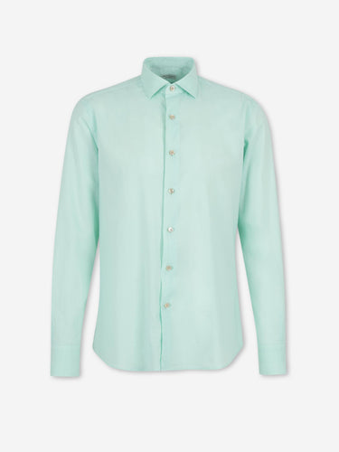 Santa Eulalia Hombre Barcelona Camisa Lisa Algodón color Verde Menta sku 531-006716 05 - Foto 1