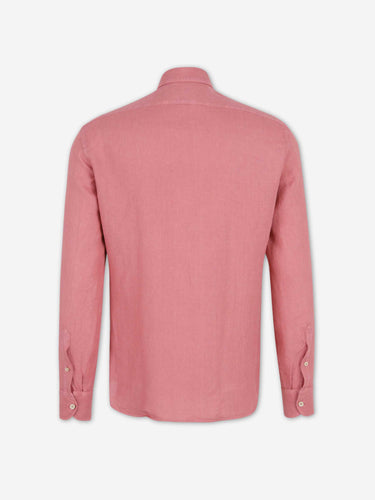Santa Eulalia Hombre Barcelona Camisa Lino color Coral sku 531-006718 01 - Foto 2