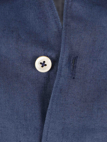 Santa Eulalia Hombre Barcelona Camisa Lino color Azul Marino sku 531-006718 02 - Foto 4