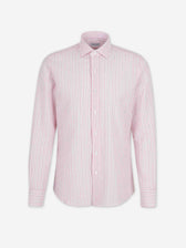 Santa Eulalia Hombre Barcelona Camisa Listada color Rosa sku 531-006719 01 - Foto 1