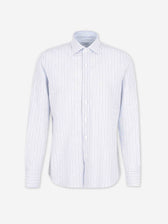 Santa Eulalia Hombre Barcelona Camisa Listada color Azul sku 531-006719 02 - Foto 1
