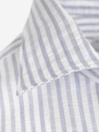 Santa Eulalia Hombre Barcelona Camisa Listada color Azul sku 531-006719 02 - Foto 4