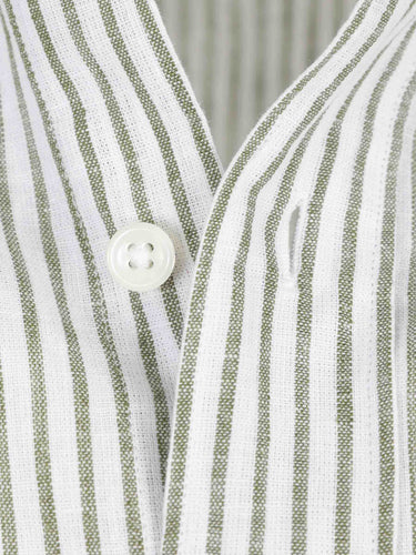 Santa Eulalia Hombre Barcelona Camisa Listada color Verde Militar sku 531-006721 01 - Foto 3