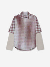 Balenciaga Hombre Barcelona Camisa Doble Manga color Multicolor sku 531-006724 01 - Foto 1