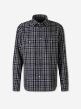 Tom Ford Hombre Barcelona Camisa Cuadros Algodón color Gris sku 531-006729 01 - Foto 1