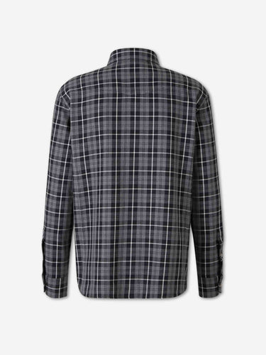 Tom Ford Hombre Barcelona Camisa Cuadros Algodón color Gris sku 531-006729 01 - Foto 2