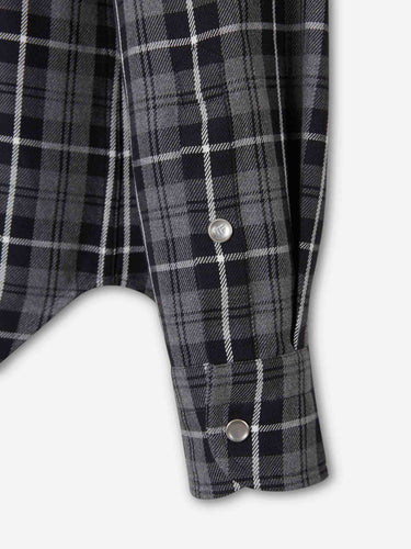 Tom Ford Hombre Barcelona Camisa Cuadros Algodón color Gris sku 531-006729 01 - Foto 5
