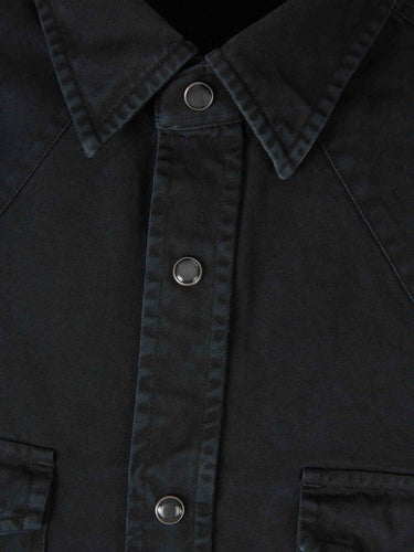 Tom Ford Hombre Barcelona Camisa Sarga Algodón color Negro sku 531-006730 01 - Foto 3