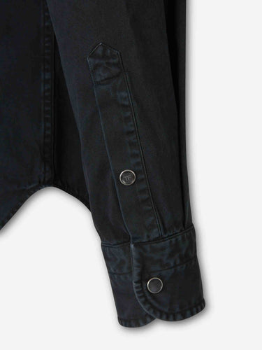 Tom Ford Hombre Barcelona Camisa Sarga Algodón color Negro sku 531-006730 01 - Foto 4