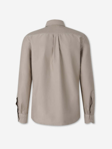 Tom Ford Hombre Barcelona Camisa Lisa Algodón color Camel sku 531-006731 01 - Foto 2